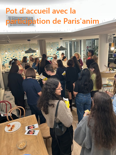 Pot d'accueil avec Paris anim